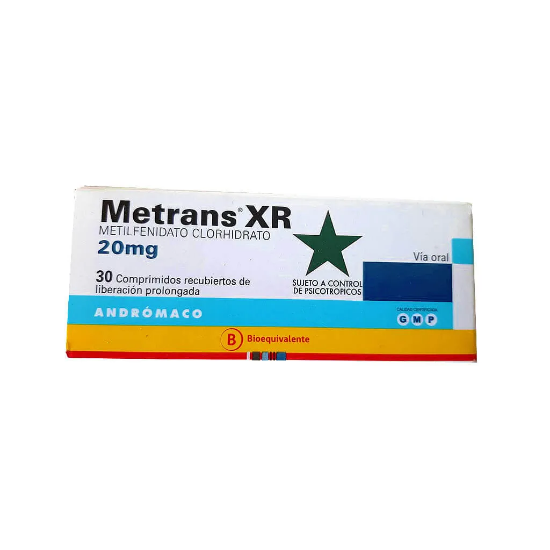 Metrans XR 20 mg CENABAST - Sistema Nervioso | Fracción