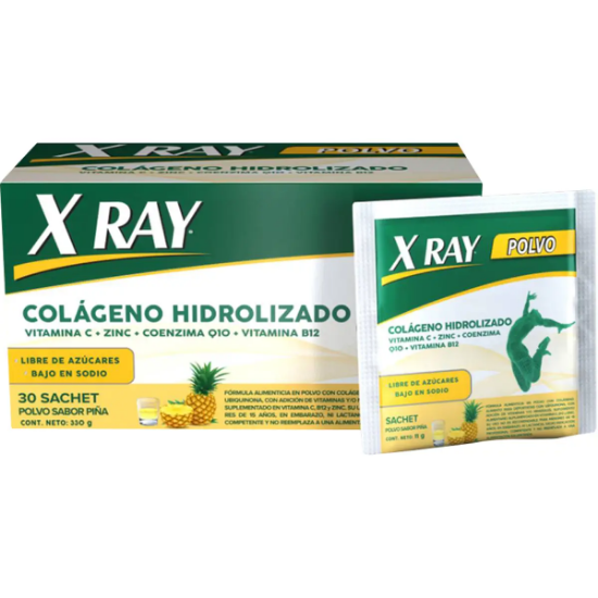 Imagen de X - Ray colágeno piña 10 g x 30 sobres
