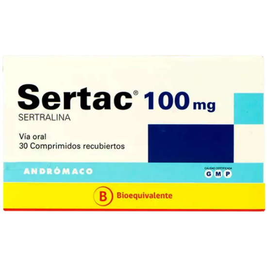 Imagen de Sertac 100 mg x 30 comprimidos