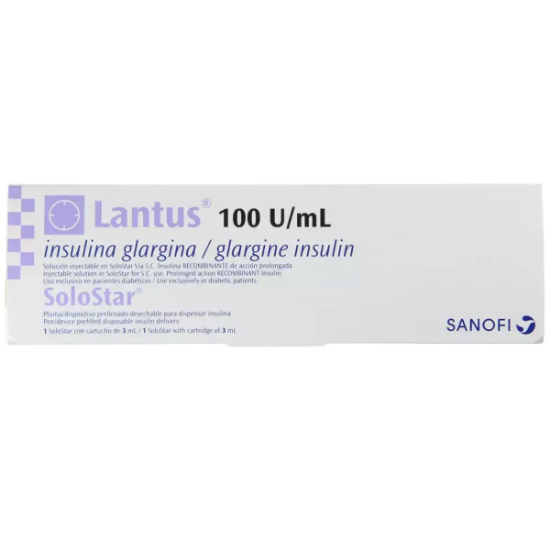 Imagen de Lantus cartucho 100 U.I x 3 ml