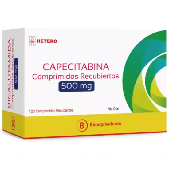 Imagen de Capecitabina 500 mg x 120 cápsulas