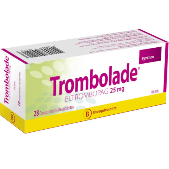 Imagen de Trombolade 25 mg x 28 comprimidos
