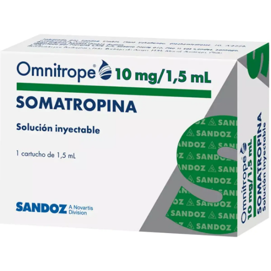Imagen de Omnitrope 10 mg / 1,5 ml x 1 unidad