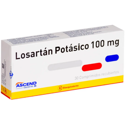 Imagen de Losartan 100 mg x 30 comprimidos recubiertos