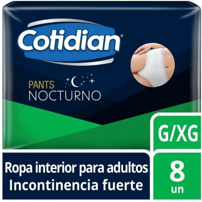 Cotidian-ropa-interior-desechable-nocturno-incontinencia-fuerte-talla-G-Ext-G-x-8-unidades