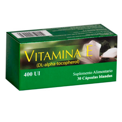 Imagen de Vitamina E 400 mg x 30 cápsulas