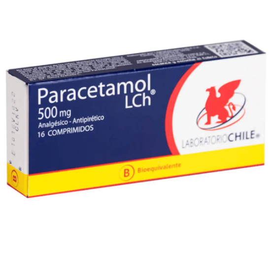 Imagen de Paracetamol 500 mg x 16 comprimido