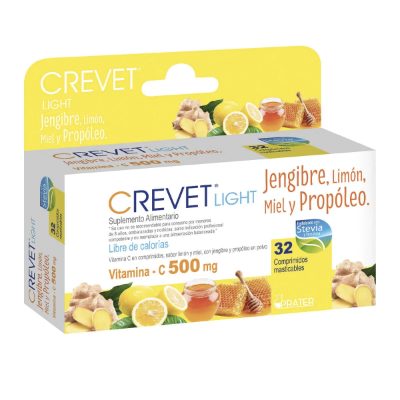 Crevet-light-jengibre-limón-500mg-x-32-comprimidos-masticables