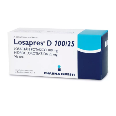 Losapres-D-100-25Mg-30-Comprimidos-Recubiertos 