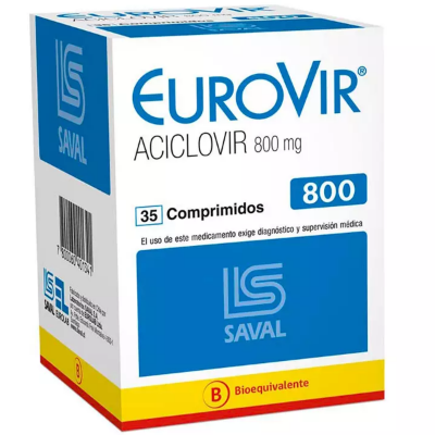 Imagen de Aciclovir 800 mg x 30 comprimidos