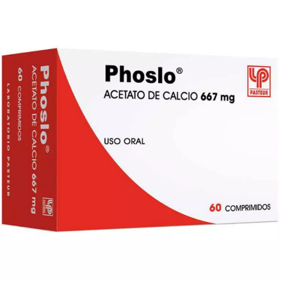 Imagen de Phoslo 667 mg x 60 comprimidos
