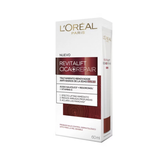 Imagen de REVITALIFT CICA+REPAIR ANTIARRUGAS SPF20 TRATAMIENTO RENOVADOR 60 ML