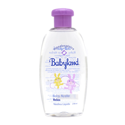 Imagen de Babyland baby relax hipoalergenico vaselina liquida x 210 ml