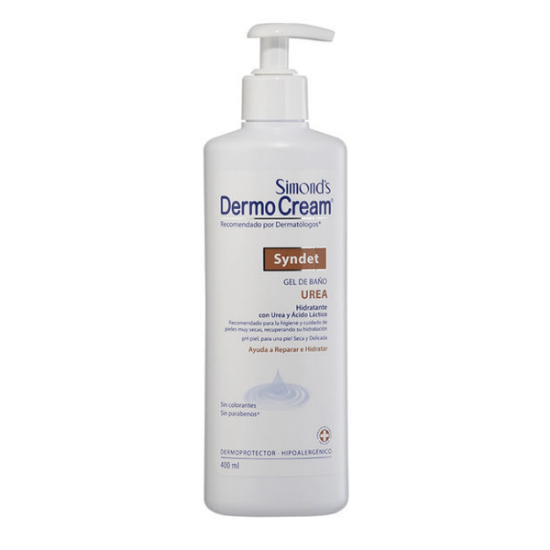 Imagen de SIMONDS DERMOCREAM SYNDET GEL PROTECTOR UREA JABON 400 ML