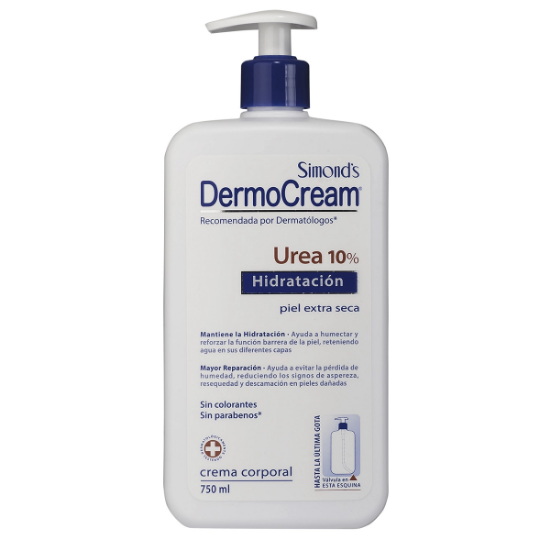 Imagen de SIMONDS DERMOCREAM UREA 10% HIDRATACION 400 ML