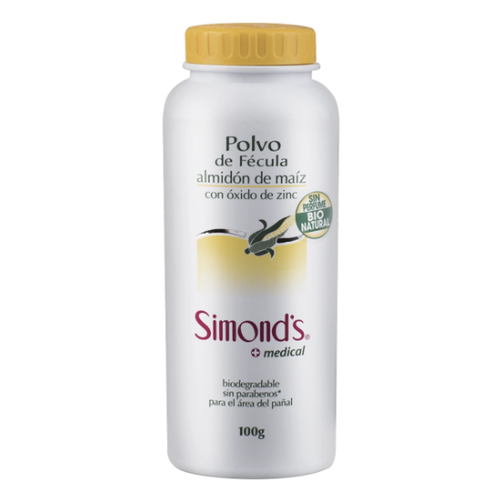 Imagen de SIMONDS POLVO DE FECULA HIPOALERGENICO 100 G.