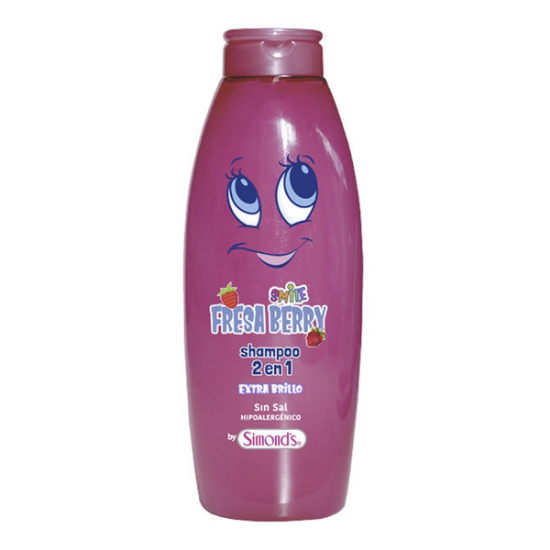 Imagen de SIMONDS SMILE KIDS 2EN1 FRESA BERRY EXTRA BRILLO SIN SAL SHAMPOO 400 ML