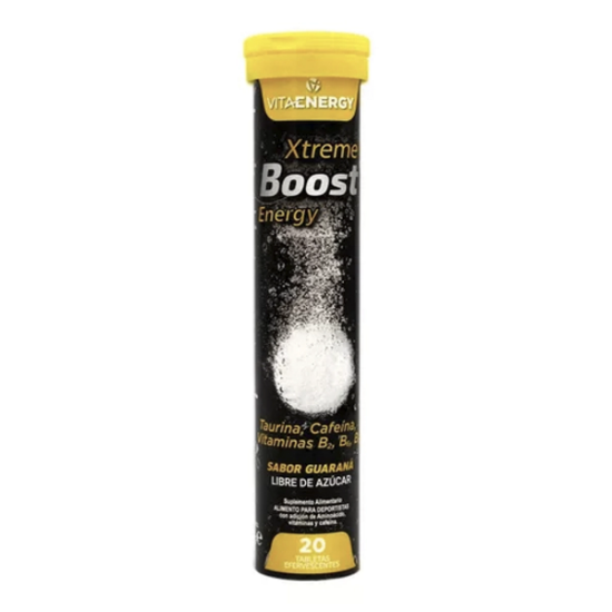 Imagen de XTREME BOOST ENERGY VITAENERGY X 20 TABLETAS EFERVESCENTES