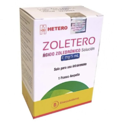 Imagen de Zoletero 4 mg / 5 ml x 1 solución inyectable