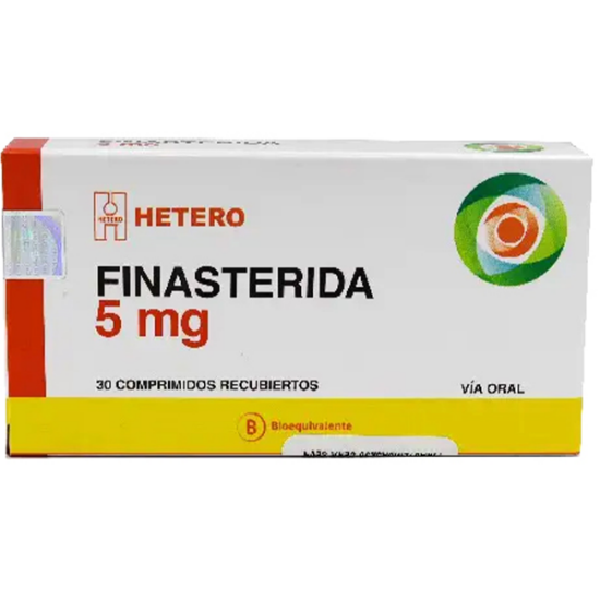 Imagen de Finasterida 5 mg x 30 comprimidos recubiertos