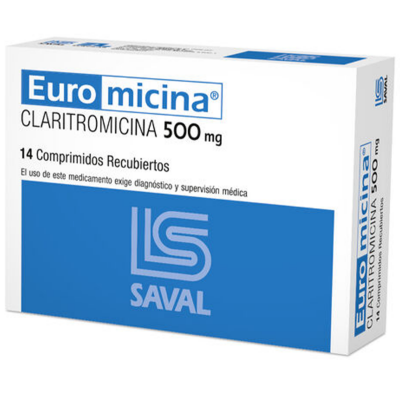 Imagen de Euromicina 500 mg x 14 comprimidos recubiertos