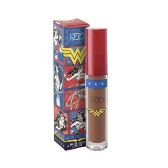Imagen de PETRIZZIO WONDER WOMAN RED MATTE LIQUID LIPS 3 ML