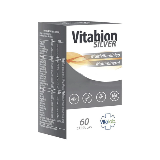 Imagen de VITABION SILVER 60 CAPSULAS [VITALAB] (MULTIVITAMINICO)