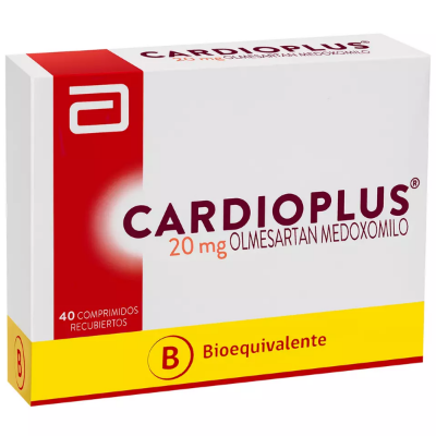 Imagen de Cardioplus 20 mg x 40 comprimidos recubiertos