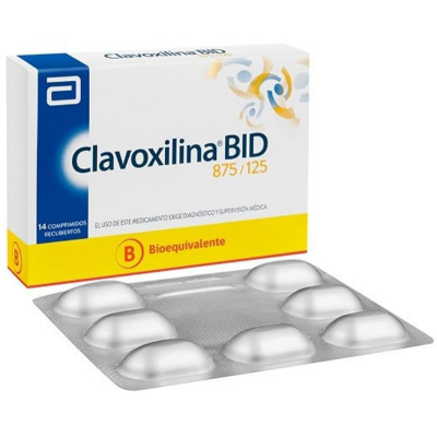 Imagen de Clavoxilina bid 875 / 125 mg x 14 comprimidos recubiertos