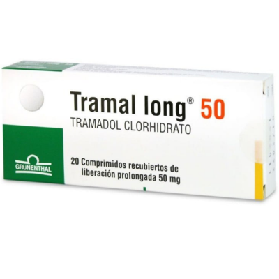 Imagen de TRAMAL-LONG 50 MG 20 COMPRIMIDOS RECUBIERTOS LIB.PROLONGADA [RT] (TRAMADOL)