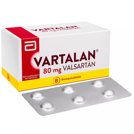 Imagen de VARTALAN 80 MG 42 COMPRIMIDOS RECUBIERTOS [BE] (VALSARTAN)