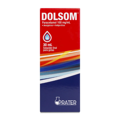 Imagen de Dolsom 100 mg / ml solución oral gotas x 30 ml