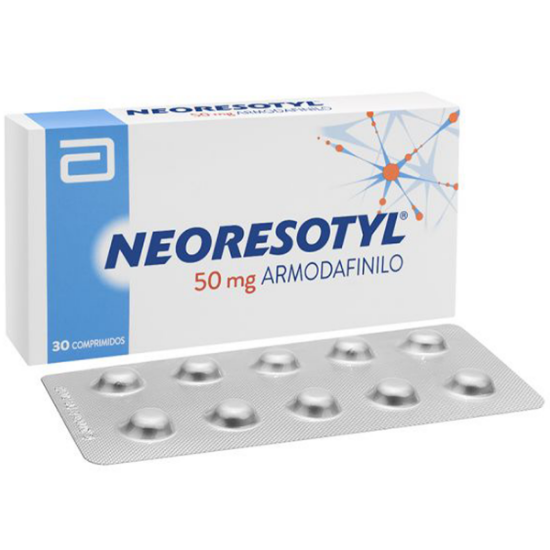 Imagen de NEORESOTYL 50 MG 30 COMPRIMIDOS (ARMODAFINILO)
