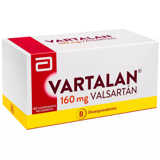 Imagen de VARTALAN 160 MG 42 COMPRIMIDOS RECUBIERTOS [BE] (VALSARTAN)