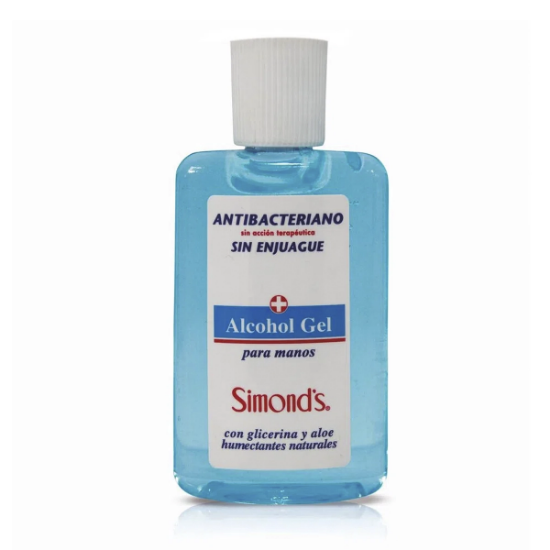 Imagen de SIMONDS ALCOHOL 70% GEL SIN ENJUAGUE 75 ML