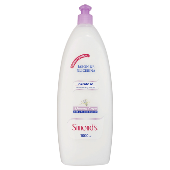 Imagen de SIMONDS DERMO CARE CREMOSO JABON GEL HIPOALERGENICO 1 L.
