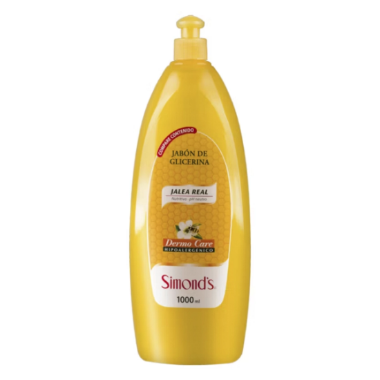 Imagen de SIMONDS DERMO CARE JALEA REAL HIPOALERGENICO JABON LIQUIDO GLICERINA 1 L.