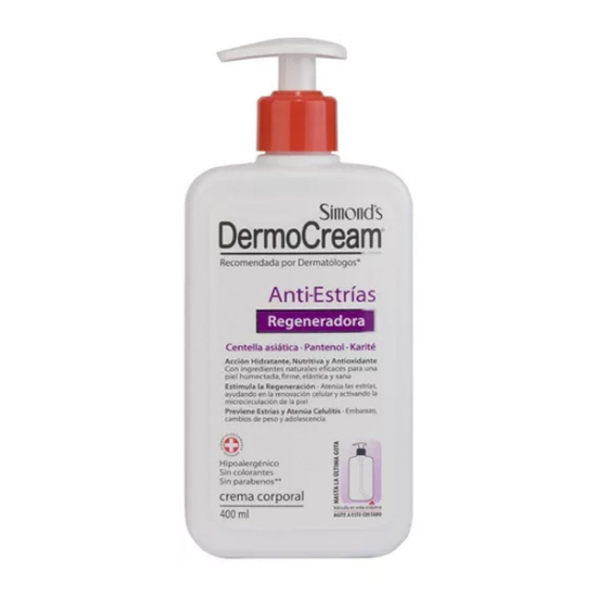Imagen de SIMONDS DERMOCREAM ANTIESTRIAS REGENERADORA CREMA CORPORAL 400 ML