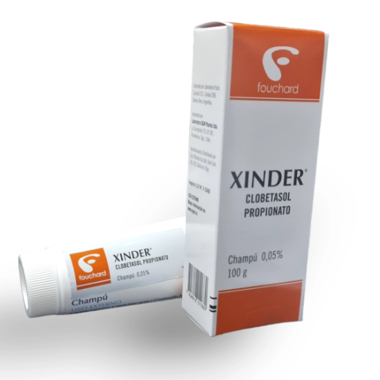 Imagen de XINDER 0,05% CHAMPU 100 G. (CLOBETASOL PROPIONATO)