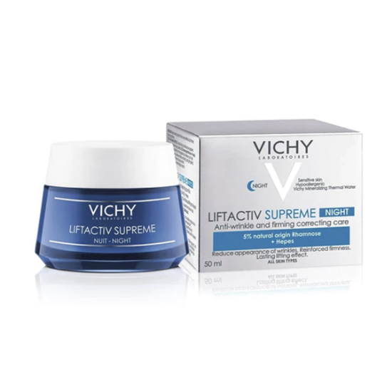 Imagen de VICHY LIFTACTIV SUPREME NOCHE CREMA ANTIARRUGAS Y FIRMEZA GLOBAL 50ML