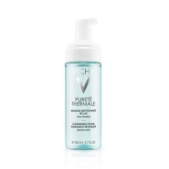 Imagen de VICHY PURETE THERMALE MOUSSE DE LIMPIEZA ILUMINADOR PIEL SENSIBLE 150 ML