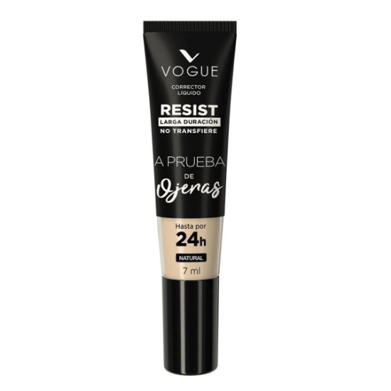 Imagen de VOGUE RESIST LARGA DURACION A PRUEBA DE OJERAS NATURAL CORRECTOR LIQUIDO 7 ML