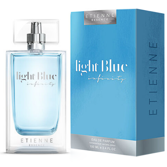 Imagen de Etienne light blue infinity eau de parfum con vaporizador spray x 100 ml