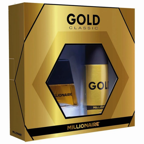 Imagen de MILLIONAIRE GOLD COLONIA+DESODORANTE SPRAY [60+150] ML