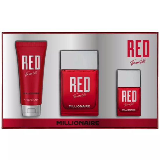 Imagen de MILLIONAIRE RED THE NEW LUST EAU DE PARFUM+RED 30+AFTER SHAVE [100+30+100]
