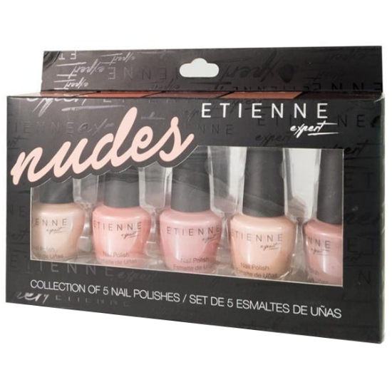 Imagen de Etienne expert set nude 01 esmalte uñas 15 ml x 5 unidades