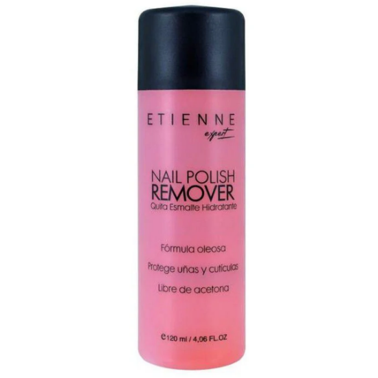 Imagen de Etienne nail polish remover hidratante sin acetona quita esmalte x 120 ml
