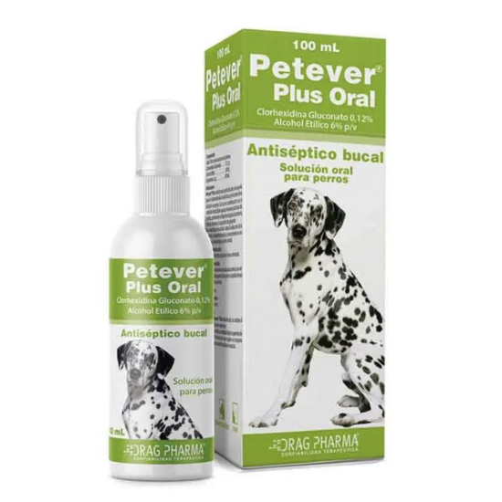 Imagen de PETEVER ORAL PLUS SOL. 100 ML (CLORHEXIDINA GLUCONATO 0,12G ALCOHOL ETÍLICO 6G)