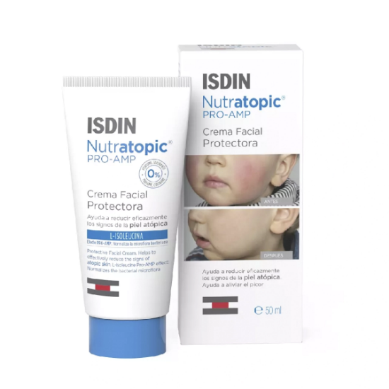 Imagen de ISDIN NUTRATOPIC PRO-AMP ESPECIAL PIELES ATOPICAS CREMA FACIAL 50 ML