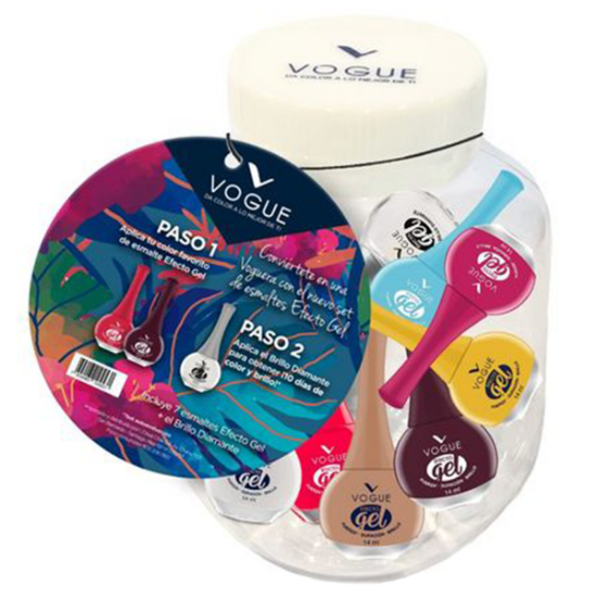Imagen de VOGUE EFECTO GEL MERMELADERA ESMALTE DE UÑAS 8 COLORES